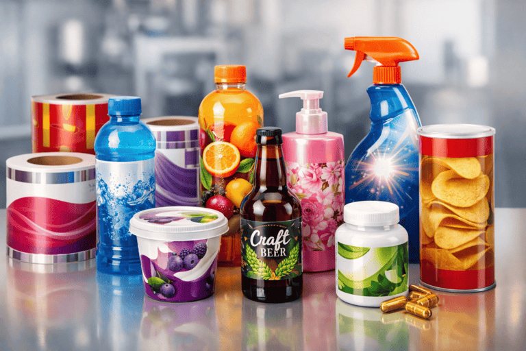 Premium product bottles with shrink sleeve labels